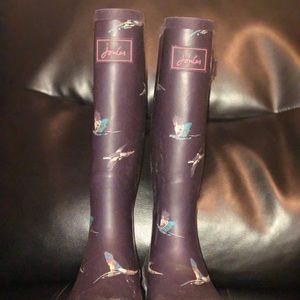 Joules Women's Welly Print Rain Boots